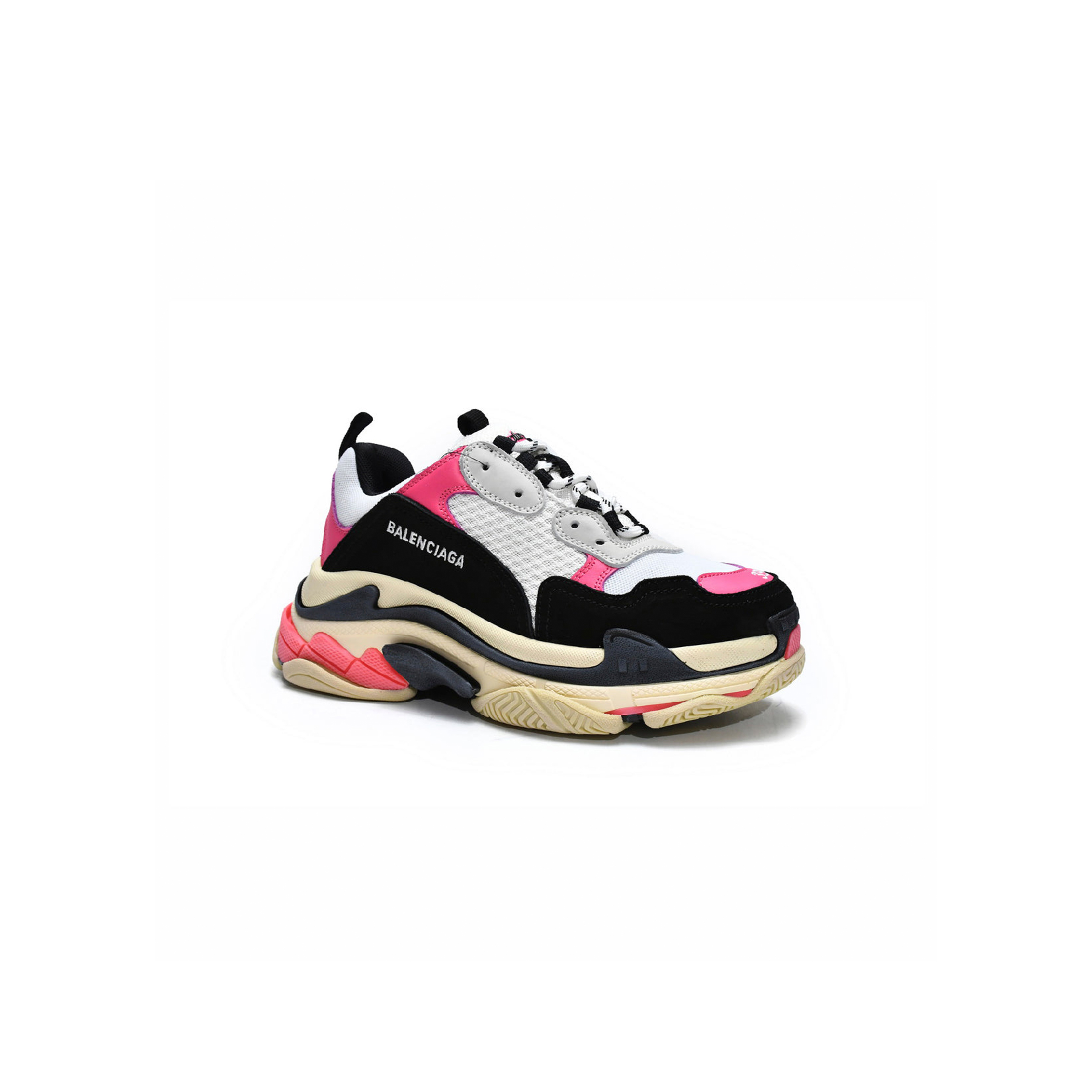 Ba*len*cia*ga triple s black pink 524039w09o65671
